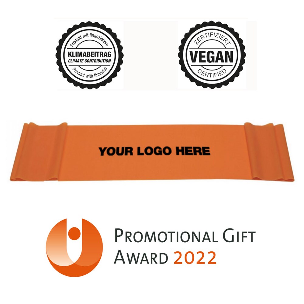 Product Image for Fitnessband orange (leicht) - nachhaltig & vegan - ab 400 St.