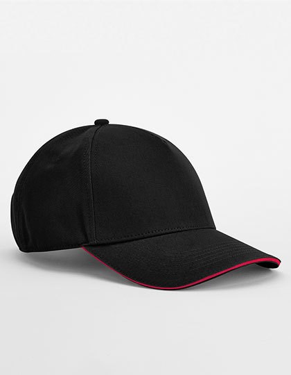 Product Image for Beechfield - EarthAware Classic Organic Cotton 5 Panel Cap - Sandwich Peak