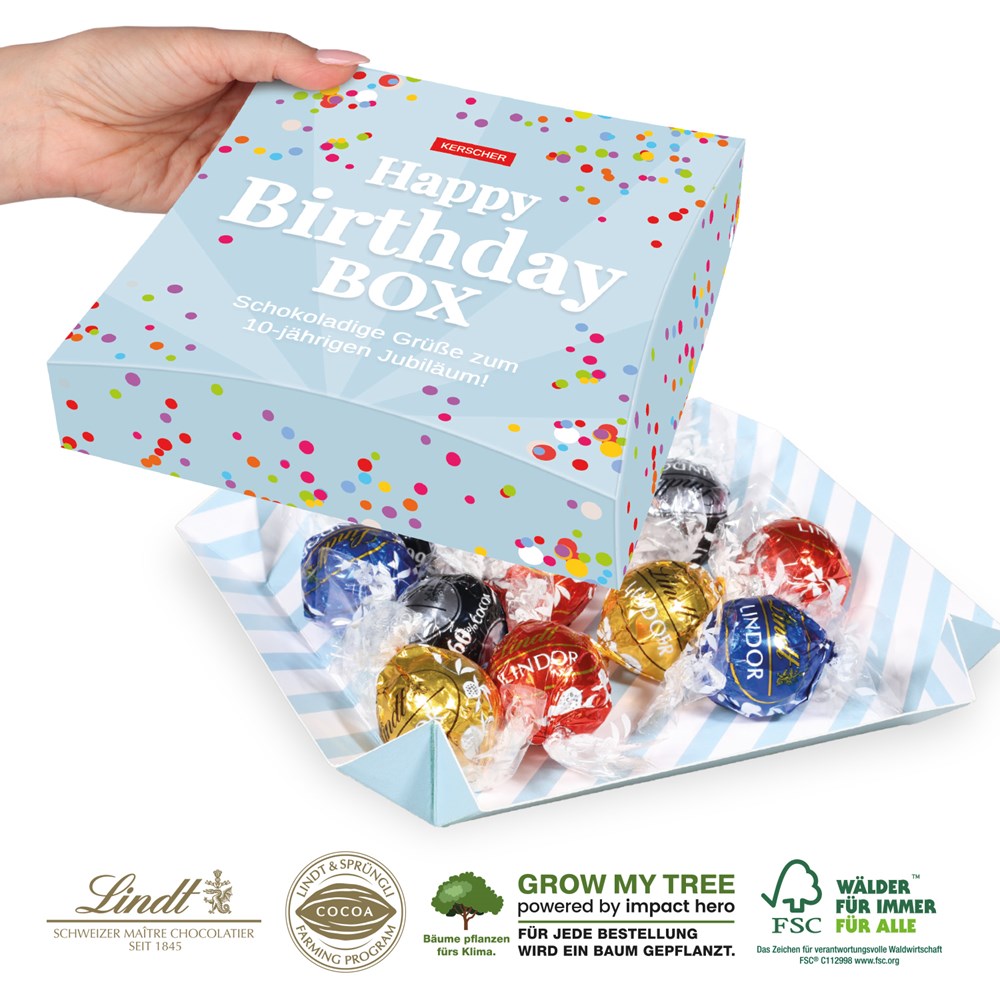 Product Image for PRÄSENTBOX MIT LINDT LINDOR PRALINÉS