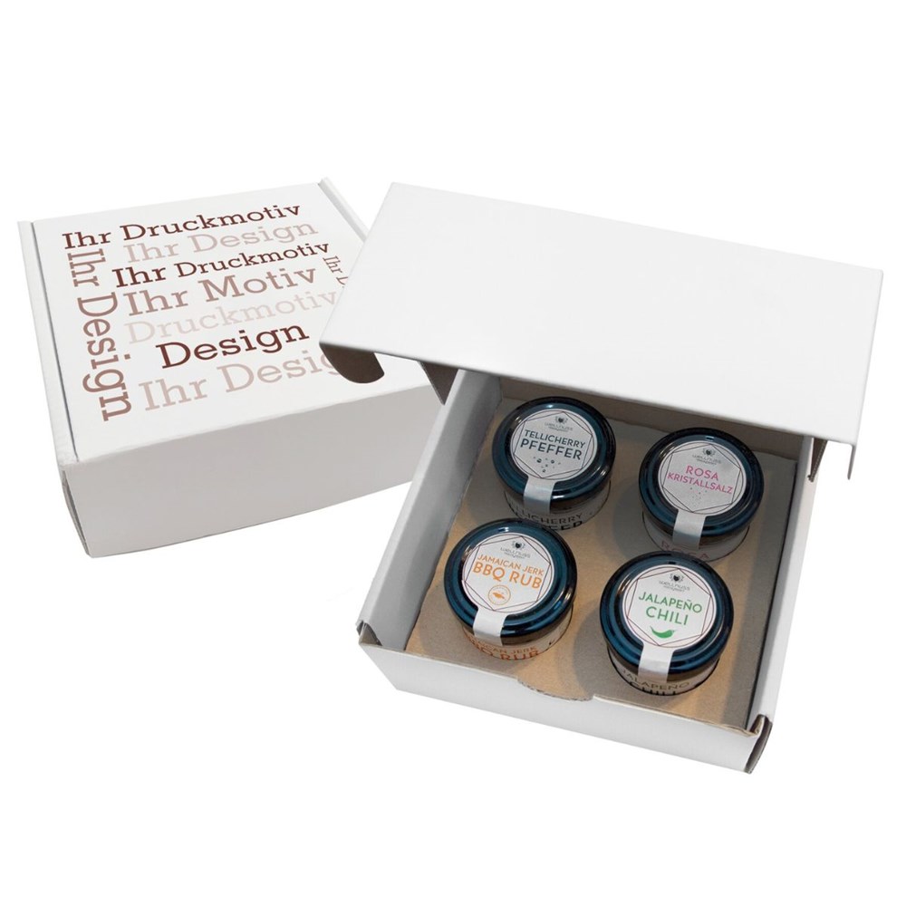 Product Image for 4 Gourmet Gewürze im Geschenkkarton
