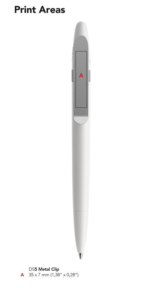 Product Image for Werbeartikel - Prodir DS5 TSM Soft Touch MetallclipSchwarz Soft Touch