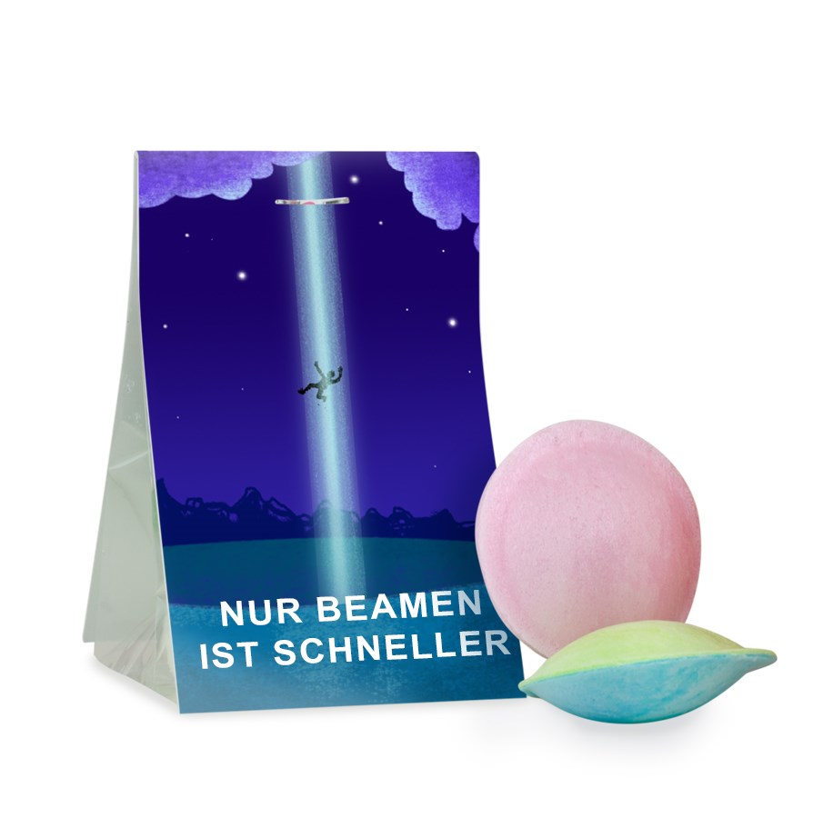 Product Image for Naschtasche Nur beamen ist schneller