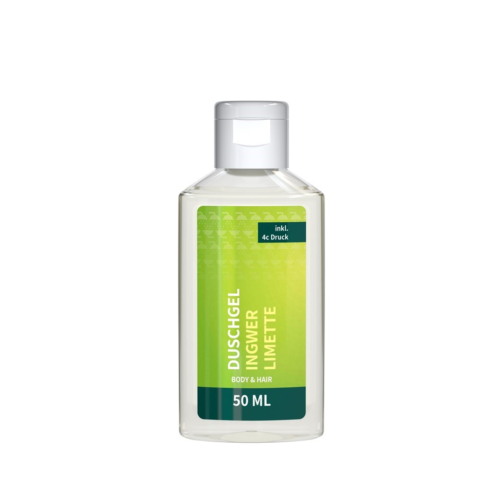Product Image for Duschgel Ingwer-Limette, 50 ml, Body Label (R-PET)
